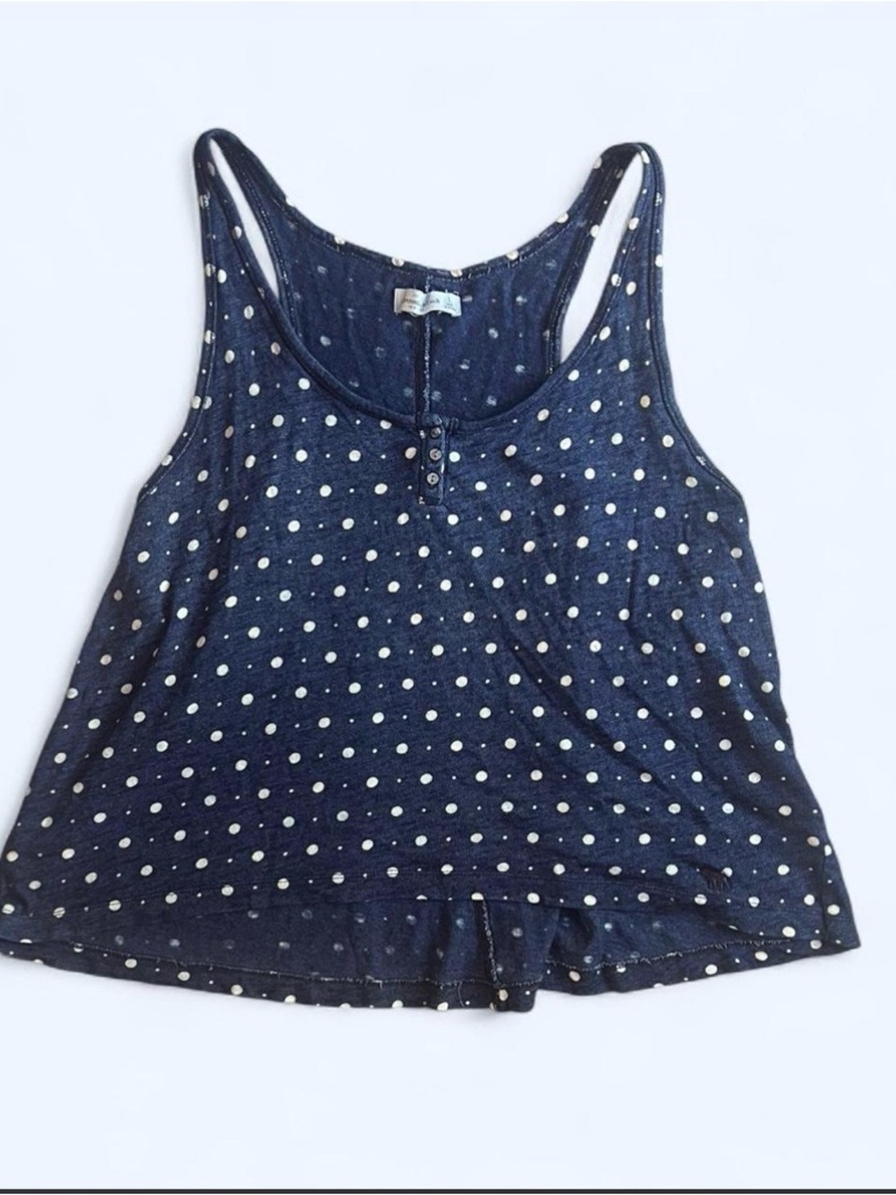 Women’s Y2K Abercrombie & Fitch Polka Dot Summer Tank Size L
